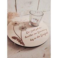 Erinnerungslicht, Trauerlicht von MeinHerzstueckchen