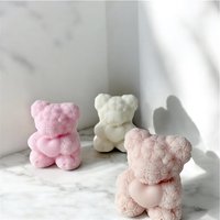 Rosenbärchen Mit Herz | Vegan Made in Germany Duftkerze von MeinLichtzauber