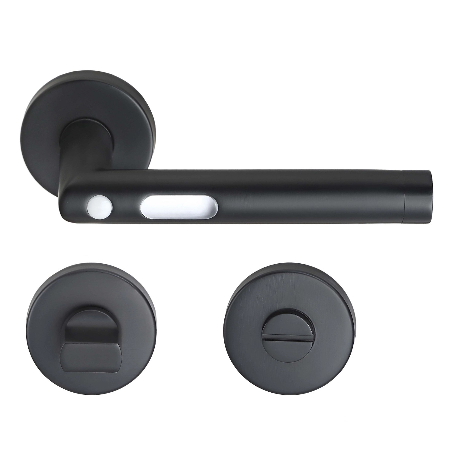 MeinTürgriff LED-Türgriff Orbit Türdrücker Schwarz Türgriff Drückergarnitur WC MeinTürgriff LED-Türgriff Orbit Türdrücker Schwarz Türgriff Drückergarnitur WC von MeinTürgriff