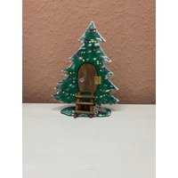 Wichteltür /Wichtelhaus -Elfentür - Feentür Tannenbaum Mit Leiter Und "Lichterkette" Wichteltür /Wichtelhaus -Elfentür - Feentür Tannenbaum Mit Leiter Und "Lichterkette" von MeinWichtelhaus