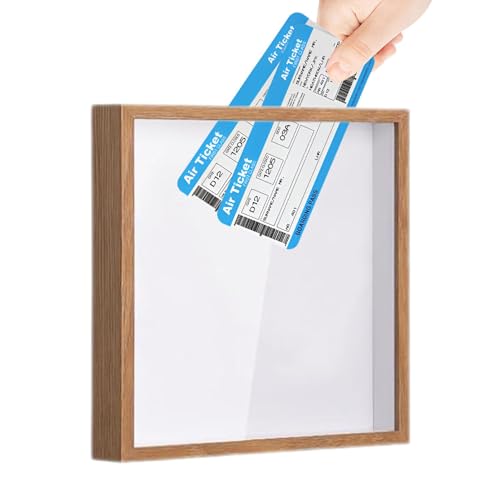Adventure Archive Box Frame Travel Box Wooden Travel Ticket Collection Shadow Box Hanging Travel Ticket Display Case for Movie Sports Tickets Adventure Archive Box Frame Travel Box Wooden Travel Ticket Collection Shadow Box Hanging Travel Ticket Display Case for Movie Sports Tickets von Meindin