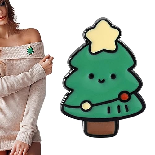 Meindin Feiertags-Broschennadeln für Frauen - Niedliche und kreative Weihnachtsnadeln - Anstecknadeln für Kleidung, Weihnachtsbrosche für Damen und Herren, Weihnachts-Cartoon-Brosche Meindin Feiertags-Broschennadeln für Frauen - Niedliche und kreative Weihnachtsnadeln - Anstecknadeln für Kleidung, Weihnachtsbrosche für Damen und Herren, Weihnachts-Cartoon-Brosche von Meindin