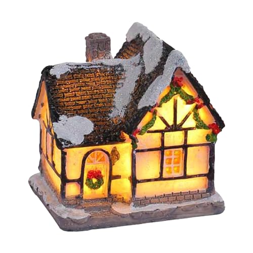 Meindin Weihnachten beleuchtetes Haus,Schreibtischdorf Weihnachtshaus LED-Dekoration | Stimmungsvolle Nachtbeleuchtung, kleines Haus für Schreibtisch, Schrank, Couchtisch, Esstisch, Kamin Meindin Weihnachten beleuchtetes Haus,Schreibtischdorf Weihnachtshaus LED-Dekoration | Stimmungsvolle Nachtbeleuchtung, kleines Haus für Schreibtisch, Schrank, Couchtisch, Esstisch, Kamin von Meindin