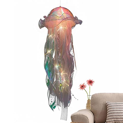 Quallen Lampe, LED Fantasy Quallen Lampe, Meerjungfrau Quallen Laternen Blau Lila Quallen unter dem Meer Meerjungfrau Hängen, Thema Restaurant Dekoration Atmosphäre Lampe Quallen Lampe, LED Fantasy Quallen Lampe, Meerjungfrau Quallen Laternen Blau Lila Quallen unter dem Meer Meerjungfrau Hängen, Thema Restaurant Dekoration Atmosphäre Lampe von Meindin