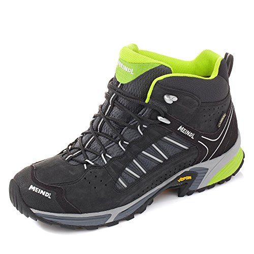 Meindl 3062 – 01/10, 5 SX 1.1 Mid GTX Schuhe für Herren, schwarz/gelb Zitrone, Größe 45 von Meindl