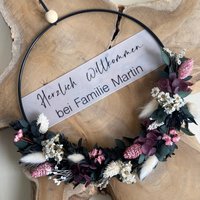 Türkranz | Eukalyptus Rosa Trockenblumen Flower Hoop Personalisiert Geschenk Hochzeit Geburtstag Kranz Türkranz | Eukalyptus Rosa Trockenblumen Flower Hoop Personalisiert Geschenk Hochzeit Geburtstag Kranz von MeineGoldstuecke