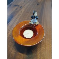 Teelichthalter Keramik Mit Pinguin von MeineIdeenwerkstatt