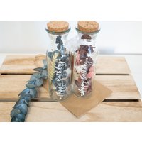 Geschenkglas Wunscherfüller/Geldgeschenk Trockenblumen Personalisierbar Strauß Aus Weihnachtsgeschenk Individuell von MeineKreativeSeiteDE