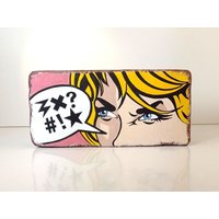Buchstütze Backstein Pop Art Deko Regal Skulptur Außergewöhnliches Geschenk von MeineSonnigeART