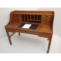 Teakholz Sekretär Massiv von MeinolfDesign