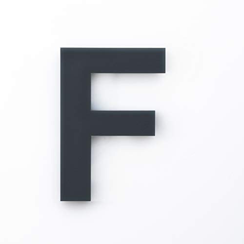 Meinplexi B-F-15 Acryl Buchstabe, Anthrazit RAL: 7016 von Meinplexi