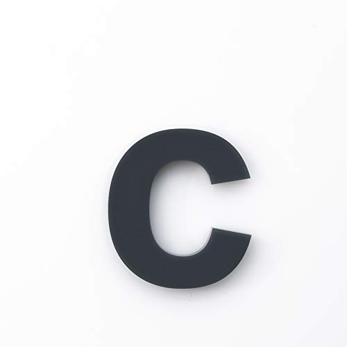 Meinplexi B-c-15 Acryl Buchstabe, Anthrazit RAL: 7016 von MeinPlexi