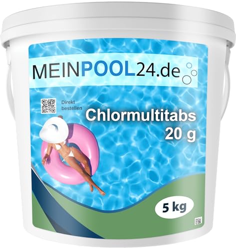 5 kg Chlor Multitabs 5 in 1-20g Tabs Multi Chlortabletten von Meinpool24.de