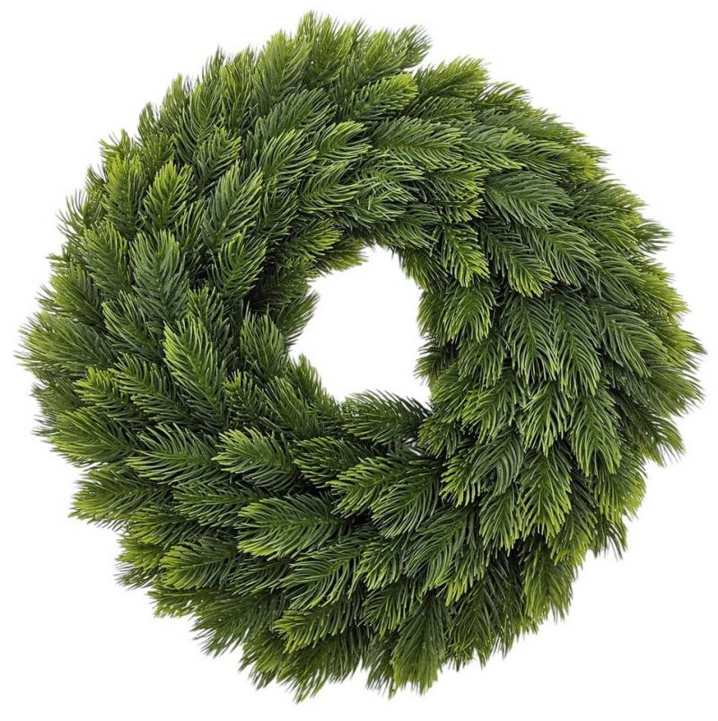 Meinposten Adventskranz Tannenkranz Weihnachtskranz künstlicher Deko-Kranz grün Ø 40cm Meinposten Adventskranz Tannenkranz Weihnachtskranz künstlicher Deko-Kranz grün Ø 40cm von Meinposten