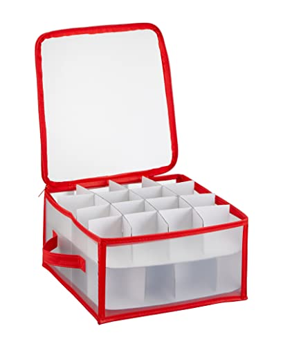 Meinposten Aufbewahrungsbox für 32 Weihnachtskugeln Weihnachtsdeko Kiste Box Aufbewahrung von Meinposten