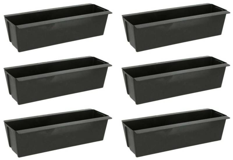 Meinposten Blumenkasten Pflanzkästen Palette Paletten Pflanzkasten Palettenbeet Blumenkasten (Spar-Set, 6 St., 2er Set, 4er Set, 6er Set, 12er Set), Einsatz für Europaletten von Meinposten