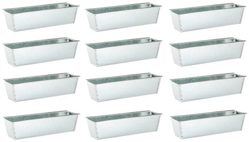 Meinposten Blumenkasten Pflanzkästen Palette Paletten Pflanzkasten Palettenbeet Blumenkasten (Spar-Set, 12 St., 2er Set, 4er Set, 6er Set, 12er Set), Einsatz für Europaletten von Meinposten