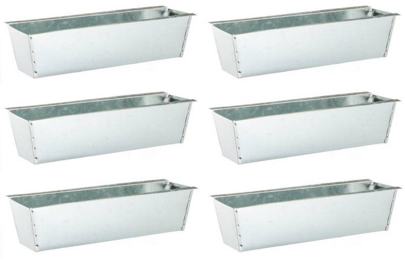 Meinposten Blumenkasten Pflanzkästen Palette Paletten Pflanzkasten Palettenbeet Blumenkasten (Spar-Set, 6 St., 2er Set, 4er Set, 6er Set, 12er Set), Einsatz für Europaletten von Meinposten