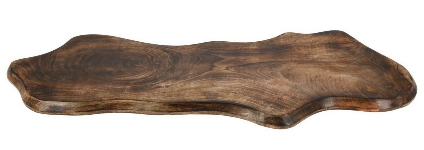Meinposten Schneidebrett XXL Holzbrett Schneidebrett Mangoholz Platte Holz braun Brett 80 cm, Mangoholz, (1-St), Für Lebensmittel geeignet von Meinposten