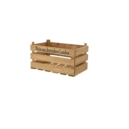 Obstkiste Holzkiste Dekokiste Weinkiste Regalkiste 40x26 36x22 30x17 25x12 Holz (L 36 x 22 xH 20 cm) von Meinposten