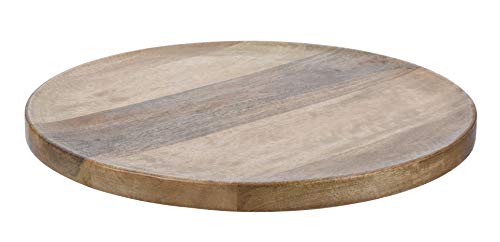 Teller Holzteller Mango Dekoteller Tischdeko Mangoholz Deko Schale Holz Ø 38 cm von Meinposten.