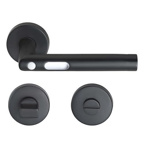 MeinTürgriff LED-Türgriff Orbit Türdrücker BB PZ WC schwarz Türgriff Drückergarnitur, Typ:WC- Bad/WC MeinTürgriff LED-Türgriff Orbit Türdrücker BB PZ WC schwarz Türgriff Drückergarnitur, Typ:WC- Bad/WC von Meintürgriff