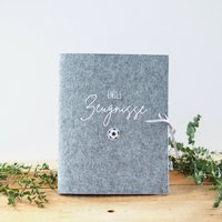 Personalisierte Zeugnismappe | Fußball Schönes Geschenk Zum Schulstart Personalisierte Zeugnismappe | Fußball Schönes Geschenk Zum Schulstart von MeinuDein