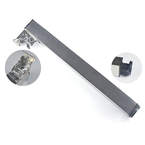 Meiping910226 1×Klappbare Tischbeine,Klappbare Tischbeine aus Edelstahl Couchtisch Beine Verstellbare Bar Schreibtischbeine für Push-Pull Lift Esstische Schrankbeine,Tischzubehör DIY (Size:55cm) von Meiping910226