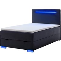 Meise Möbel Las Vegas II Boxspringbett Kunststofffuß mit LED/Kunstleder von Meise Möbel