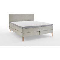 Meise Möbel Linea Boxspringbett Holzfuß/Stoff Poso 100% Polyester von Meise Möbel