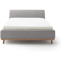 Meise Möbel Mila Polsterbett mit Bettkasten inkl.Leiste Kopfteil glatt von Meise Möbel