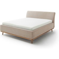 Meise Möbel Mila Polsterbett mit Bettkasten inkl.Leiste Kopfteil glatt von Meise Möbel