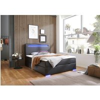 meise.möbel Boxbett Candela 2, inkl. LED-Beleuchtung an Kopfteil und Füßen, mit Bettkasten und Topper von Meise.Möbel