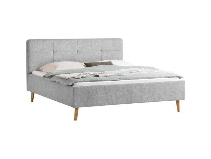 Meise Möbel, Bett, Smart Polsterbett Holzfuss Kopfteil gesteppt (180 x 200 cm) von Meise