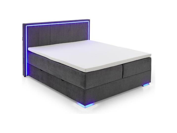 Meise Möbel, Boxspringbett, Colorado II Boxspringbett inkl. Bettkasten mit Bonnellfederkernbox Stoffbezug (180 x 200 cm) von Meise