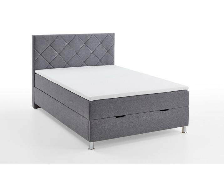 Meise Möbel Leo Boxspringbett Metallfuß mit Chromoptik 100% von Meise