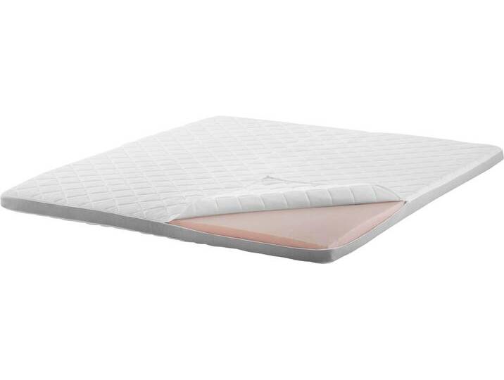 Topper MEISE.MÖBEL, weiß, B:140cm H:10cm L:200cm, Kaltschaum, Topper von Meise