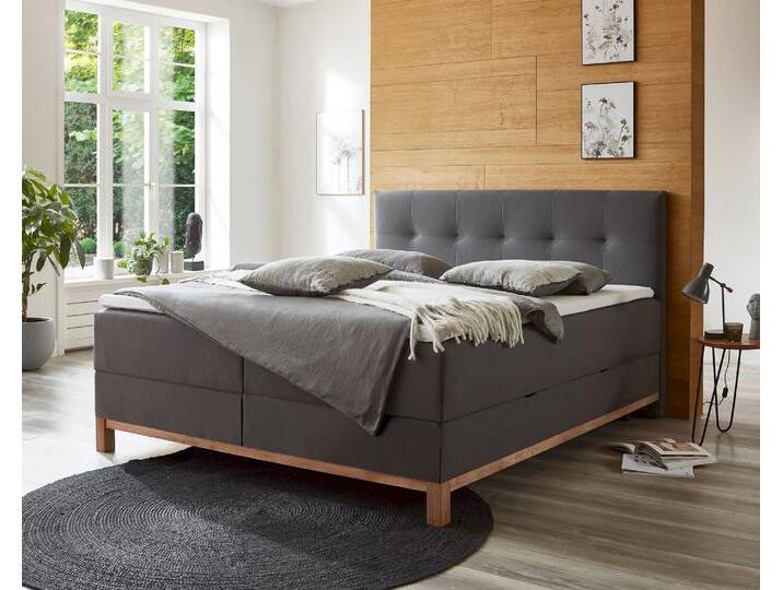 meise.möbel »Catania« Boxspringbett inkl. Bettkasten in anthrazit 140x200 cm von Meise