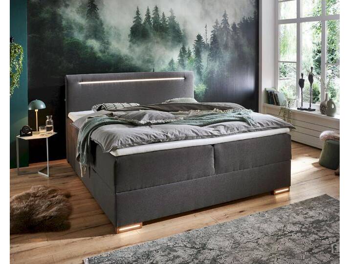 meise.möbel »Cooper II« Boxspringbett inkl. Bettkasten 160x200 cm / FARO anthrazit Nr. 24 von Meise