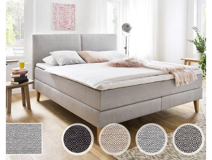 meise.möbel »Greta« Boxspringbett 180x200 cm / Anthrazit / TTFK 350 / H2+H3 von Meise