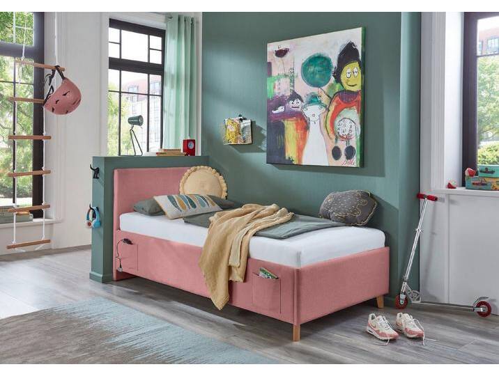 meise.möbel Kinderbett COOL, Jugendbett inkl. USB-Anschluss, rosa, ohne Bettkasten meise.möbel Kinderbett COOL, Jugendbett inkl. USB-Anschluss, rosa, ohne Bettkasten von Meise