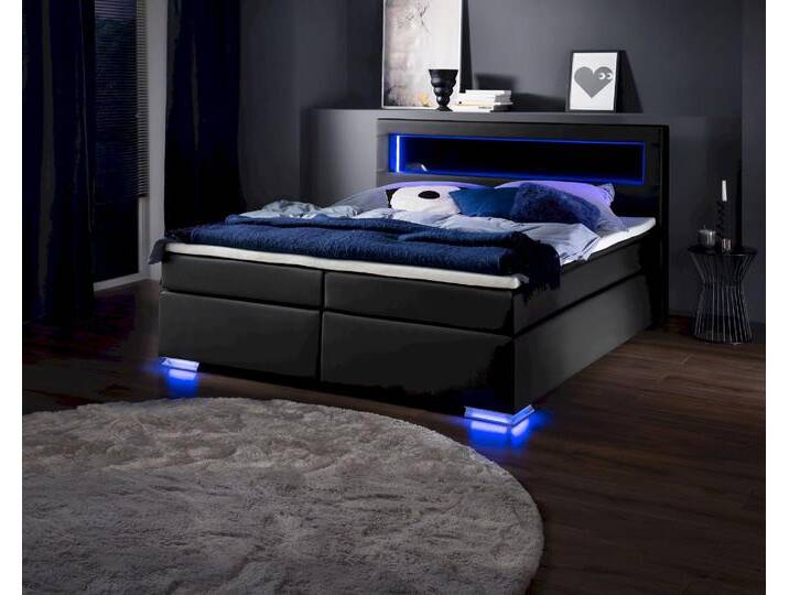 meise.möbel »Mirror« Boxspringbett in schwarz – erhältlich in 4 Größen meise.möbel »Mirror« Boxspringbett in schwarz – erhältlich in 4 Größen von Meise