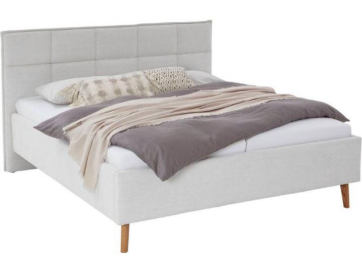meise.möbel Polsterbett Paulo wahlweise mit Bettkasten, erhältlich in den Breiten 160 & 180cm, beige, Holzfuß eichefarbig-ohne Lattenroste, beige meise.möbel Polsterbett Paulo wahlweise mit Bettkasten, erhältlich in den Breiten 160 & 180cm, beige, Holzfuß eichefarbig-ohne Lattenroste, beige von Meise