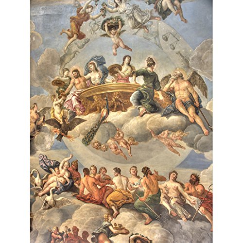 Meishe Art Plakatdruck Poster Fresken in der Sixtinischen Kapelle Michelangelo Kunstwerk Ölmalerei und -malerei Ölgemälde Replika Reproduktion Jahrgang Plakate Drucken Kunstdrucke Alte Wand Dekor von Meishe Art