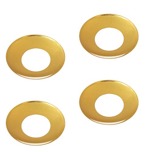 Auswahl Sorte + Menge - Kerzentülle Kerzeneinsatz Kerzenhalter Tropfenfänger aus Metall, für Baumkerzen, Puppenkerzen, Pyramidenkerzen Tafelkerzen und Teelichter - hier 4 Stück Tropfenfänger 22 mm von Meissner-Handel
