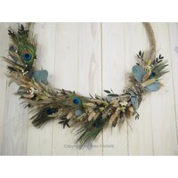 Großer Hoop Trockenkranz Wandkranz Türkranz Trockenblumen 50 cm Großer Hoop Trockenkranz Wandkranz Türkranz Trockenblumen 50 cm von MeissnerFloristik