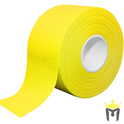 Meister Premium Athletic Zinkoxid Trainer 's Tape für Sport und Medical – 13,7 m x 3,8 cm – verschiedene Farben, Gelb von Meister