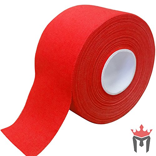 Meister Premium Athletic Zinkoxid Trainer 's Tape für Sport und Medical – 13,7 m x 3,8 cm – verschiedene Farben, Rot von Meister