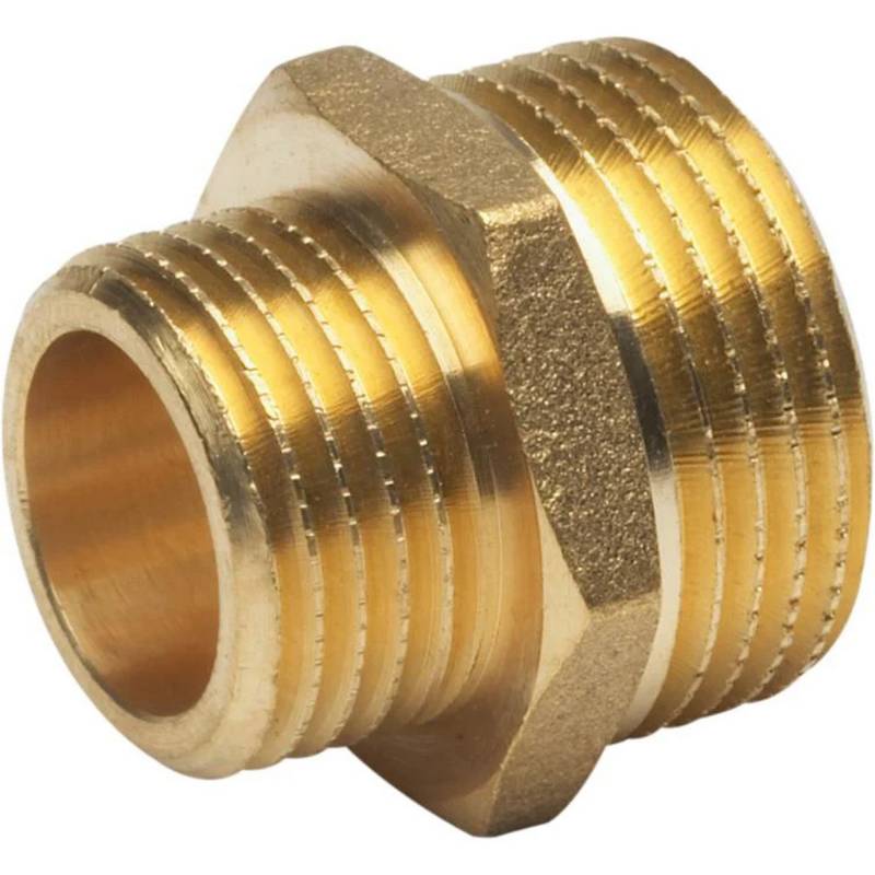 Meister Reduzier-Doppelnippel 1/2" x 3/4" AG von Meister Werkzeuge