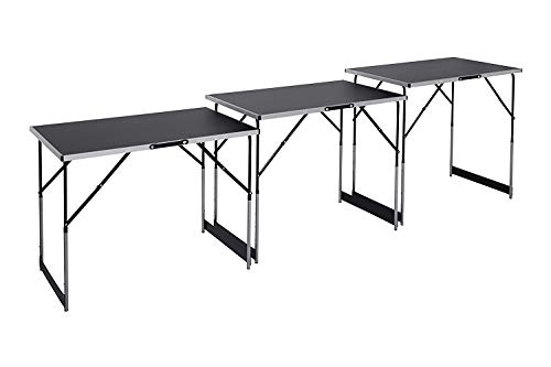 3 teiliger Multi-Funktionstisch, höhenverstellbar, Maße pro Tisch: 100 x 60 cm, variable Arbeitshöhe von Meister
